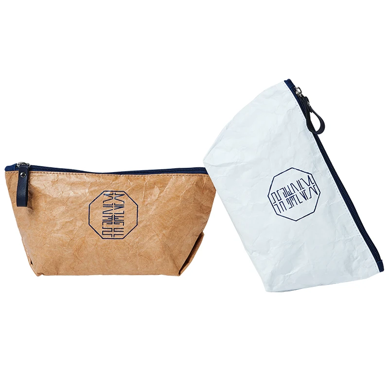 Waterproof  custom logo small Tyvek  paper Bags with zipper