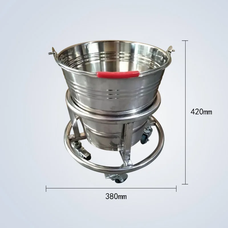 Hot sale 16L Stainless steel KB-X16L medical recycling Kick Bucket for hospital in stock with OEM service