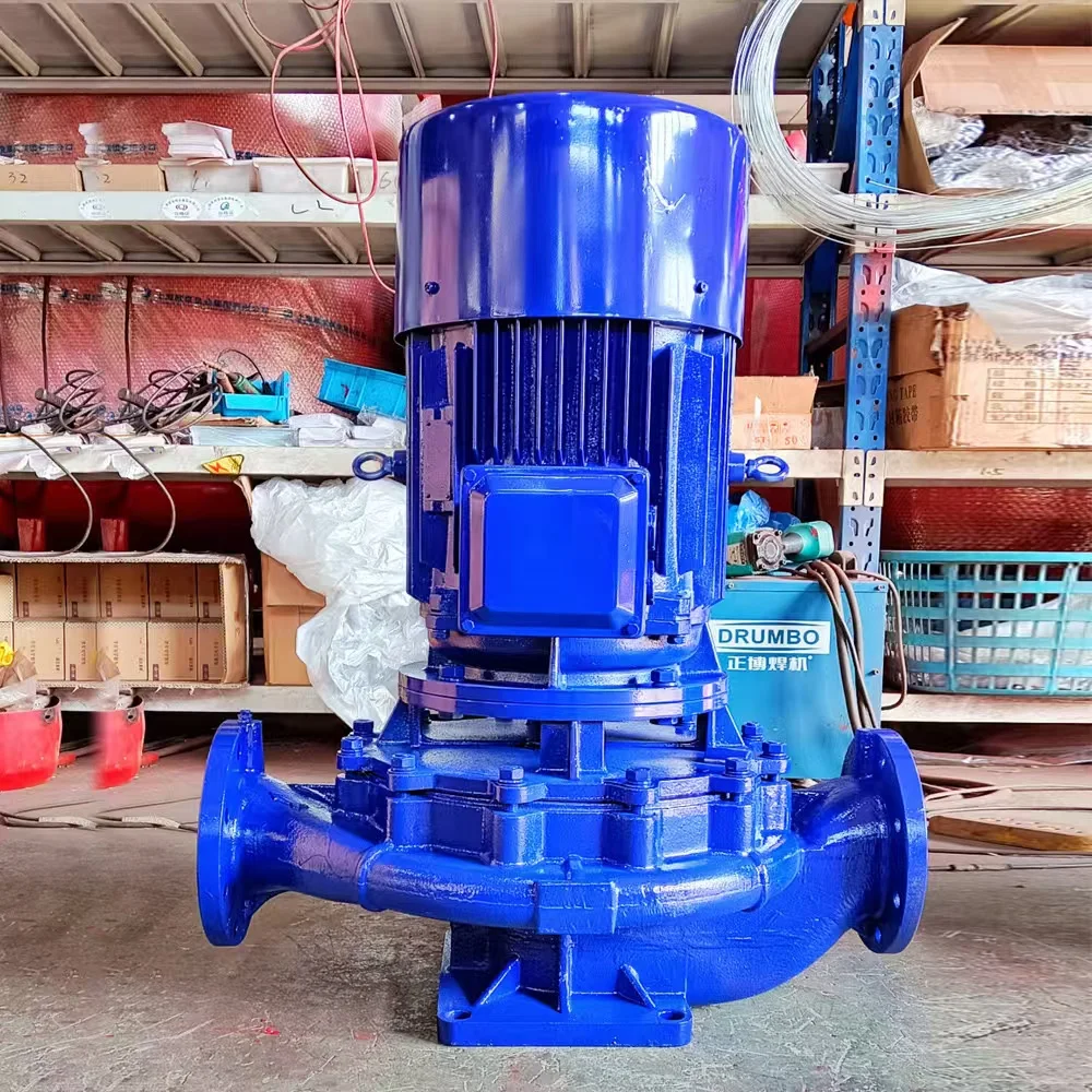 ISG/IRG Single-Stage Vertical Pipeline Centrifugal Pump 100 Head 50 Pump Multi-Stage Hot Water Circulation Electric Machining