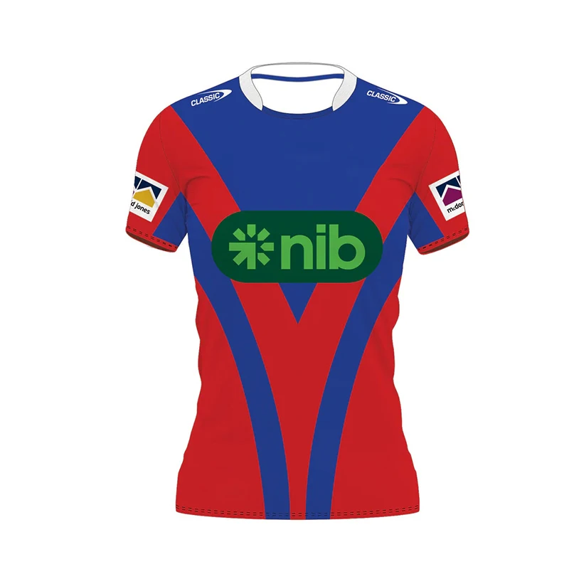 Индивидуальный бесплатный дизайн полиэстер Nrl Регби футбольная команда футбольные футболки Лиги 2024 Brisbane Broncos