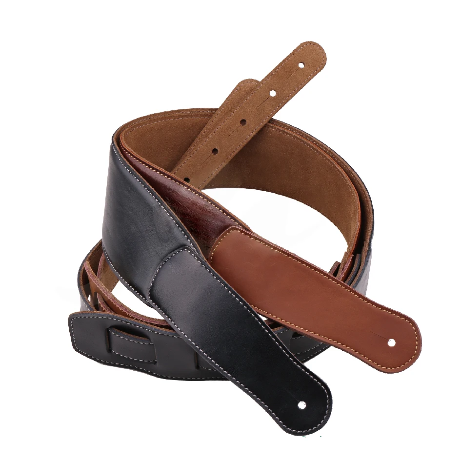 wholesale leather straps belt for guitar