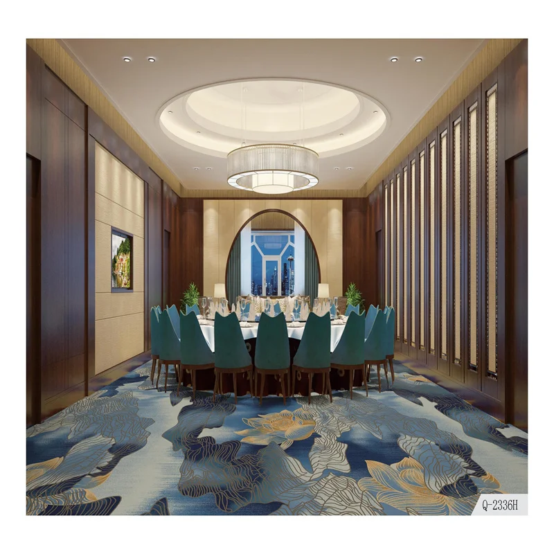 Customized carpet patterns for hotel wedding banquet halls factory low-priced high-quality wall to wall carpet