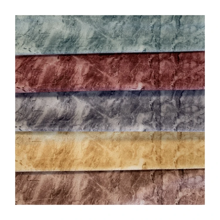 Impressionist printing holland velvet for sofa upholstery chair cover 100% polyester manufacturer supplier wholesaler