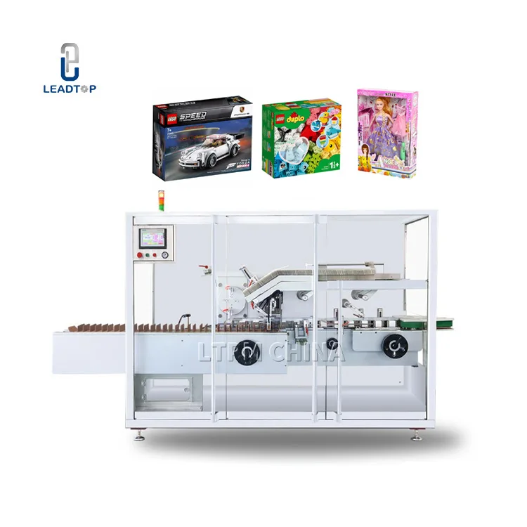 Automatic Toy box cartoning machine  puzzle box cartoning machine Lego Block box cartoning machine