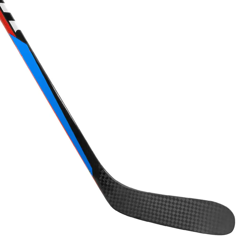 professional player use hockey youth stick with carbon fabric appearance