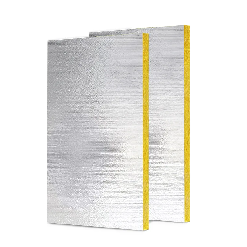Heat Insulation Fiberglass Sound Insulation Fireproof Glass Wool With Aluminium Foil