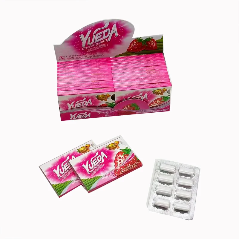 OEM Confectionary Sweet Candy Fruit Flavor Chewing Gum