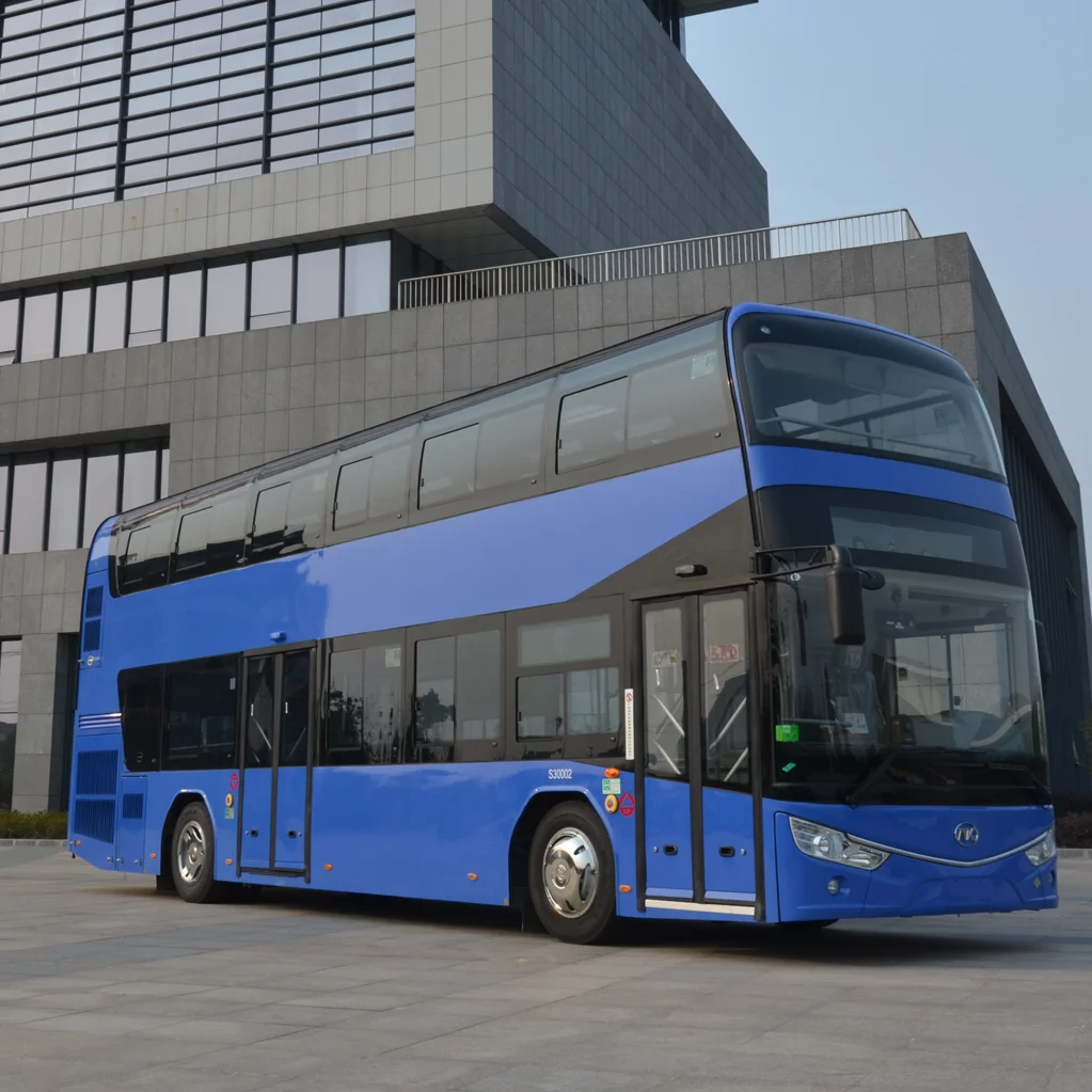 Двухуровневый городской автобус, туристический автобус для туризма, 11 м, 12 м, Европейский сертификат, электрический или дизельный экскурсионный автобус