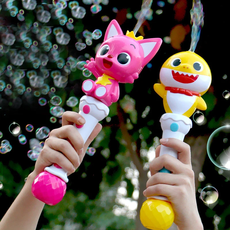 Factory Direct wholesale outdoor play toys fast spray bubble automatic bubble machine bubble wand toy