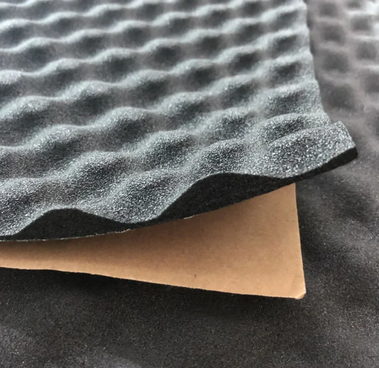 Noise Insulation Sound Proof Foam Panel Self Adhesive Closed Cell Foam Soundproofing Foam Egg Crate for wall