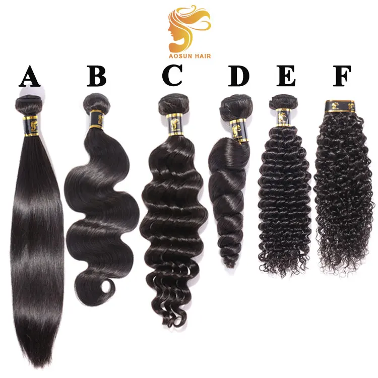 Aosun Dropshipping Cheap 100 Human Hair Extension, Original Brazilian Human Hair, Remy Russian Natural Human Hair Extension