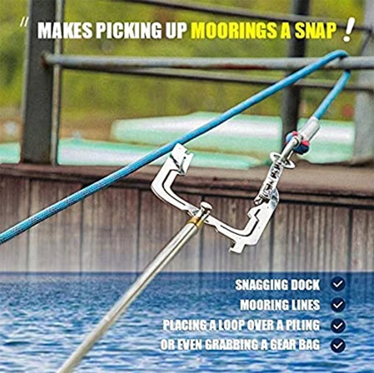 
Convenient mooring hook long-distance threader the rope multi-purpose dock hook 