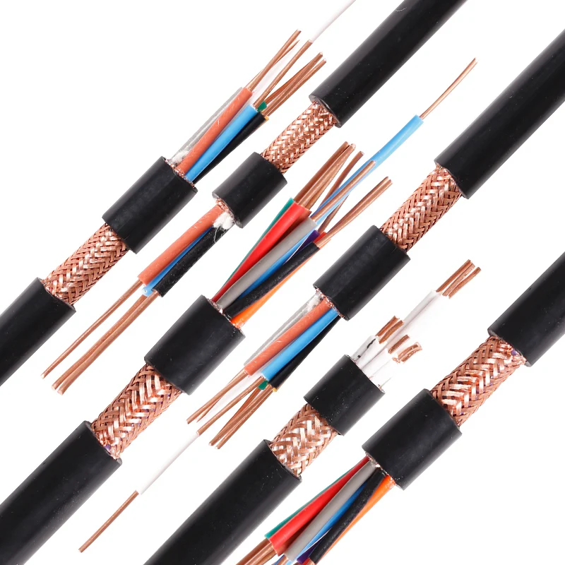 Flame Retardant 2.5mm2 4mm2 6mm2 10mm2 Electric Cable 4 Core Copper Flexible PVC Insulated Sheathed Shielded Control Cable