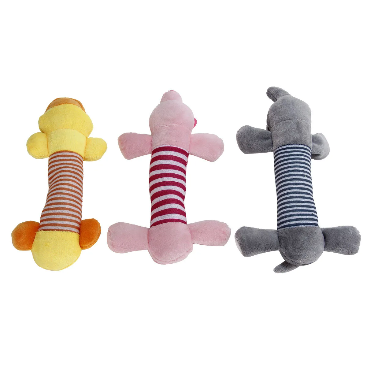  Amazon top seller Factory wholesale simulation Variety of styles Vocalize canvas dog toy pink toys