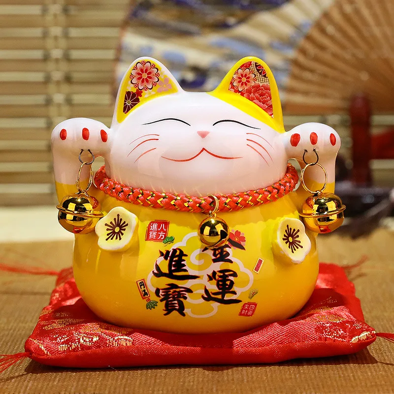 Chinese Feng Shui Lucky Cats Figure Lucky Cat For Table Lucky Cat Handicraft