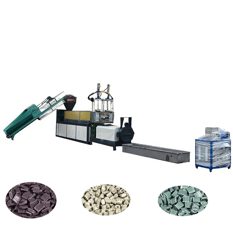 Pe Pvc Scrap Plastic Granules Making Machine
