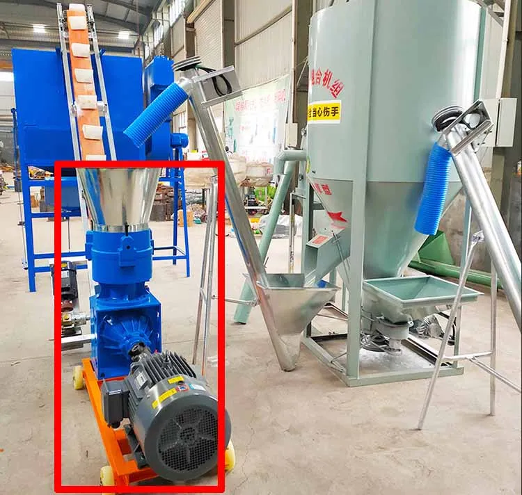 small flat die livestock poultry animal feed pellet making machine pellet pelletizer granulator machine