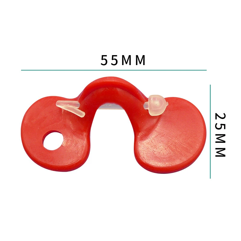 Red Plastic Anti-pecking Poultry Equipment Chickens Eye glasses Chicken eye protector Poultry Eye Glasses