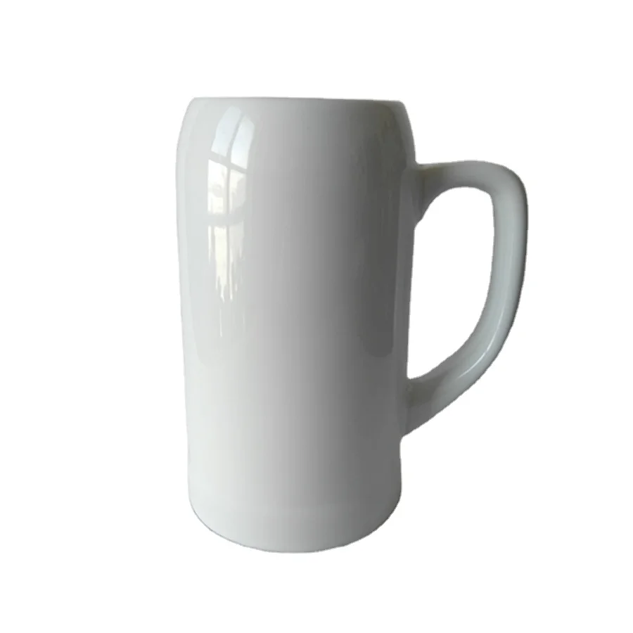 sublimation beer steins,ceramic beer mug,custom made beer mug 1L beer stein