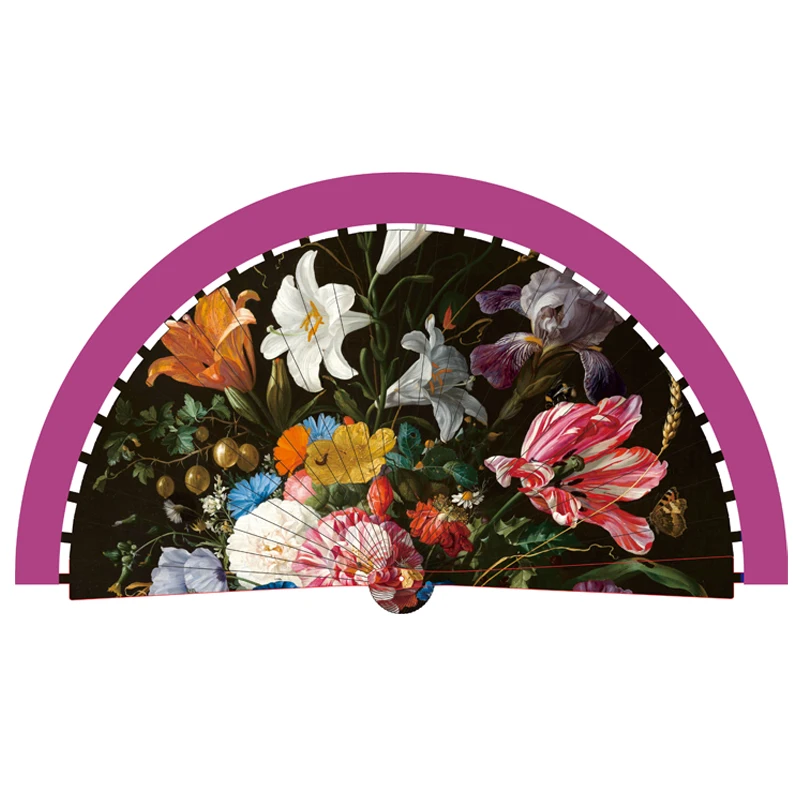 wooden spanish folding painted wooden hand fans uk
