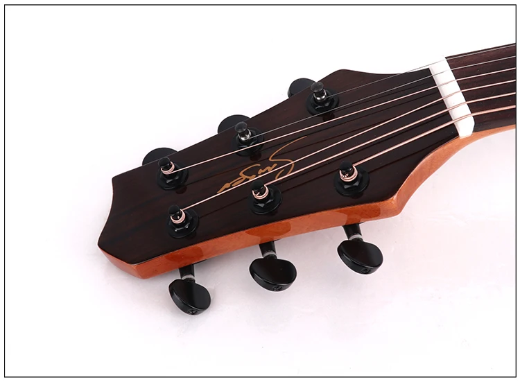 Smiger Solid wood acoustic guitar with pickup Guitar acoustic