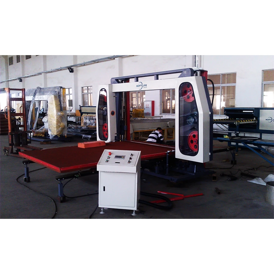 Best Selling Low Price CNC Mattress Foam Sponge Horizontal Cutting Machine