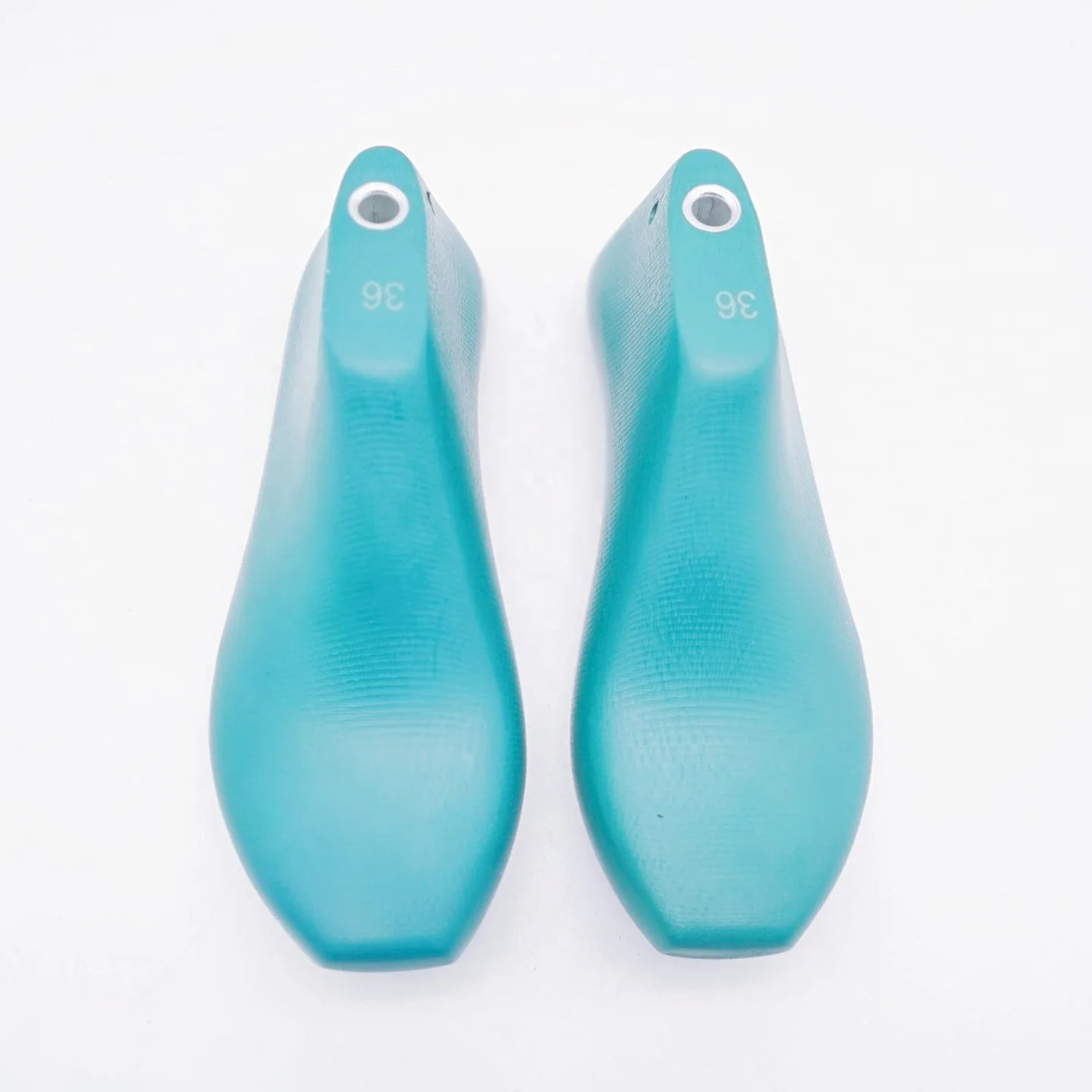 Woman old daddy shoes plastic shoe lasts