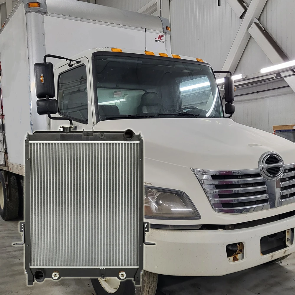 OEM 590014/590014ST/16400E0230/16400E0231 High performance aluminum radiator for Hino 238/268/338 water cooling radiator