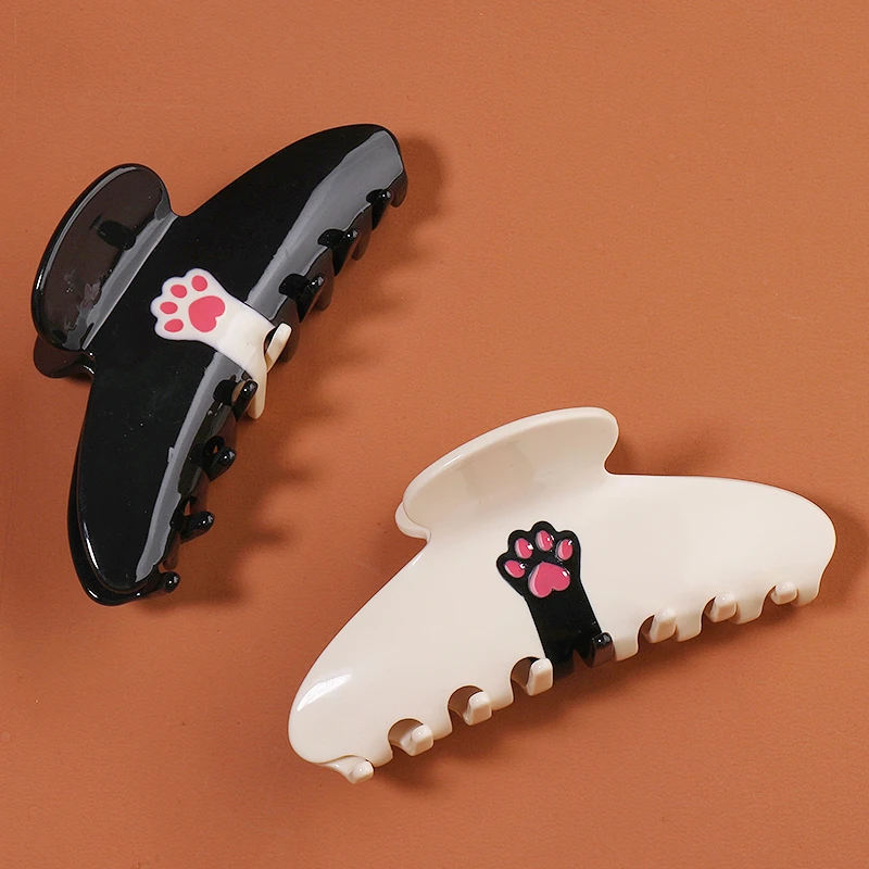 Midairy factory direct sale french style women accessories cute cat hair clips for ladies girls CSFZ0537