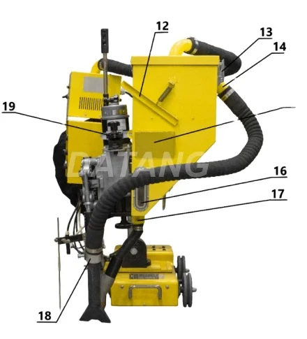 Automatic DATANG Electric split flux recovery machine FLUX RECOVERY SYSTEM
