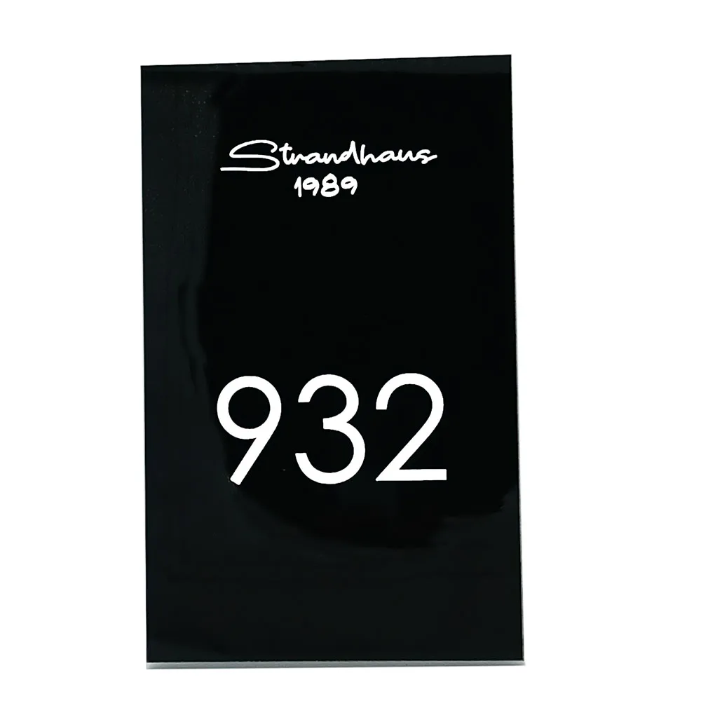 Customized Indicator Sign Hotel Apartment Using Room Number Sign Plate Panel With LOGO LED Direction Guide Acrylic Sign Plate