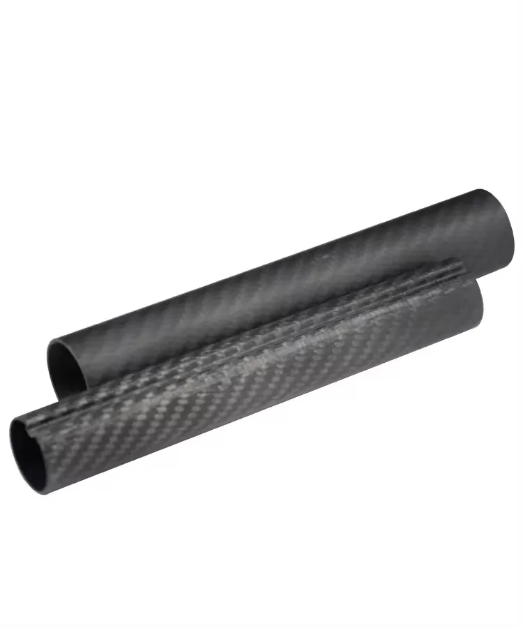 20cm 30cm 40cm custom carbon fiber tube High quality Custom size carbon aramid fiber tube epoxy resin high quality