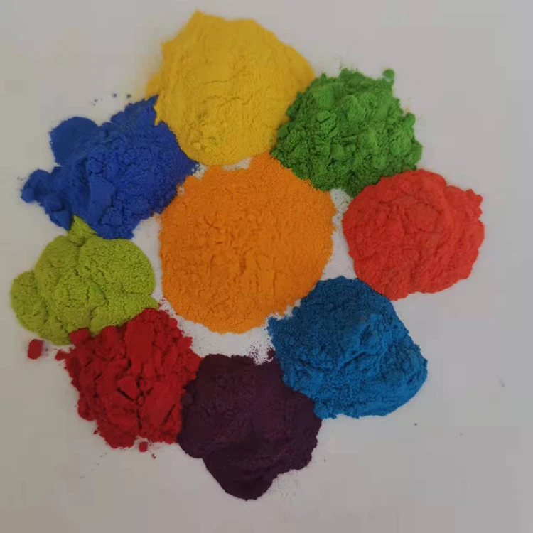 High Gloss Polyester Resin Transparent Effect Metal Spray Decorative Powder Coating