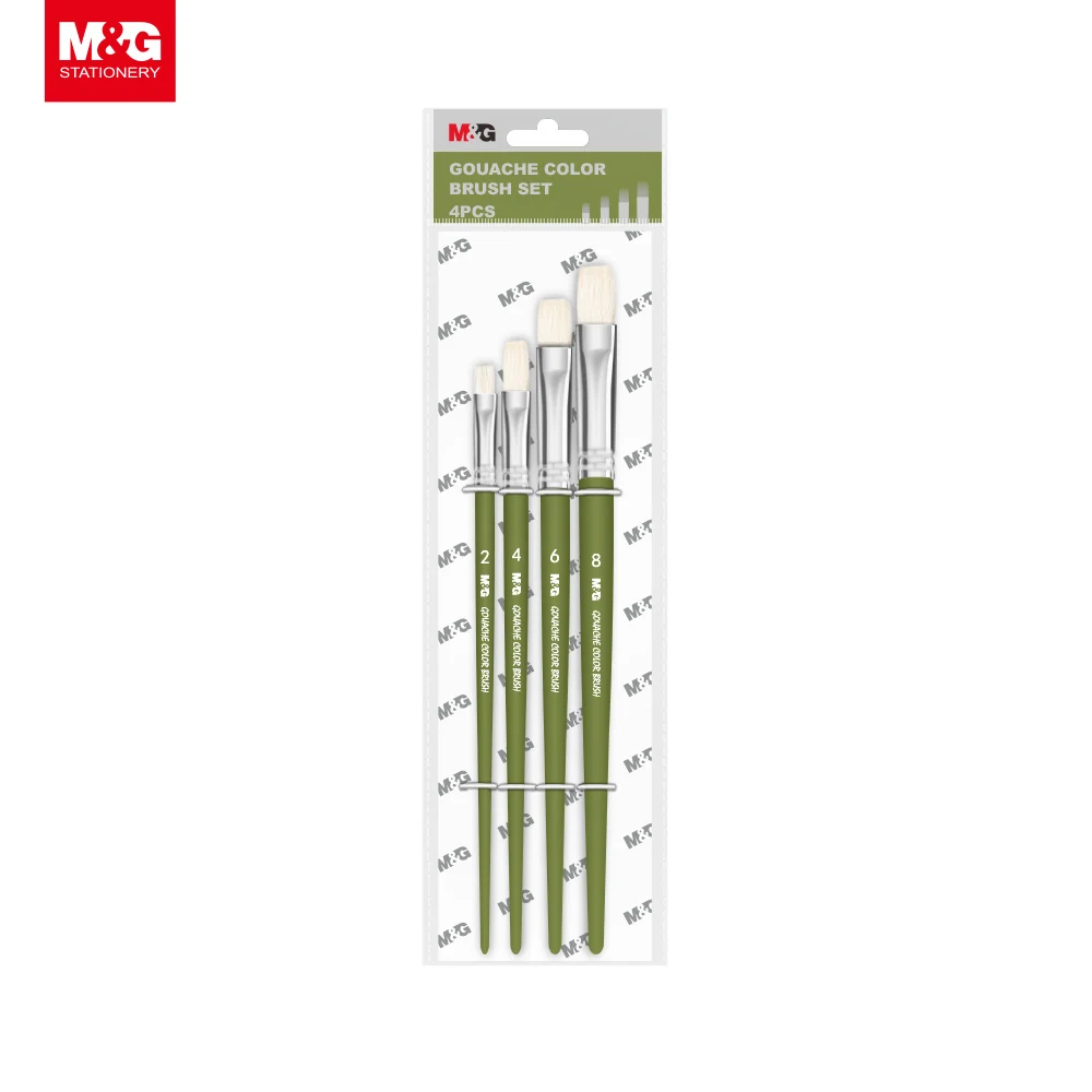 Набор кистей M & G для рисования гуашью, набор из 4 шт.