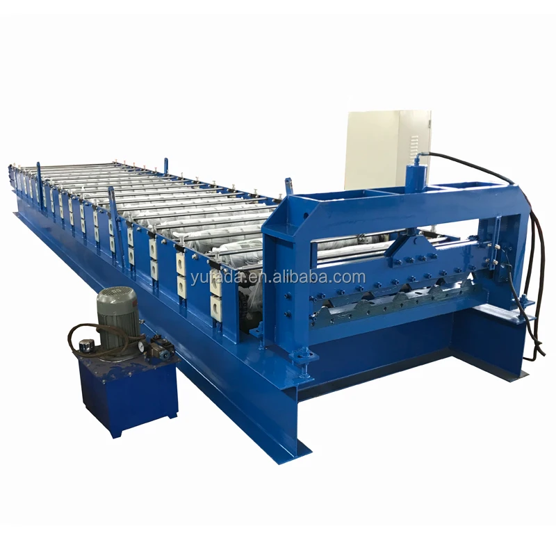 Color steel Ag/PBR roof panel automatic cold press bending equipment