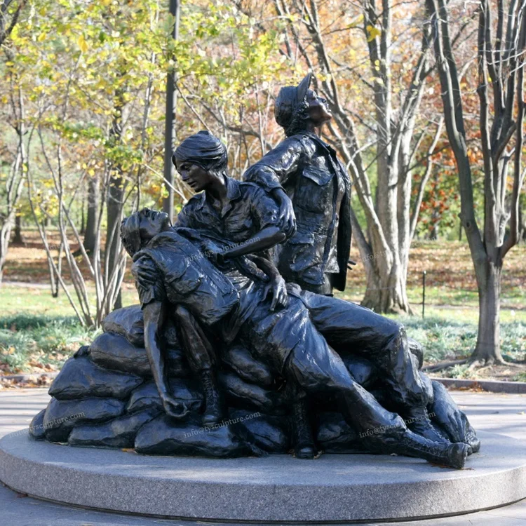 Горячая Распродажа металлическая патриотическая статуэтка бронзовые статуэтки солдат