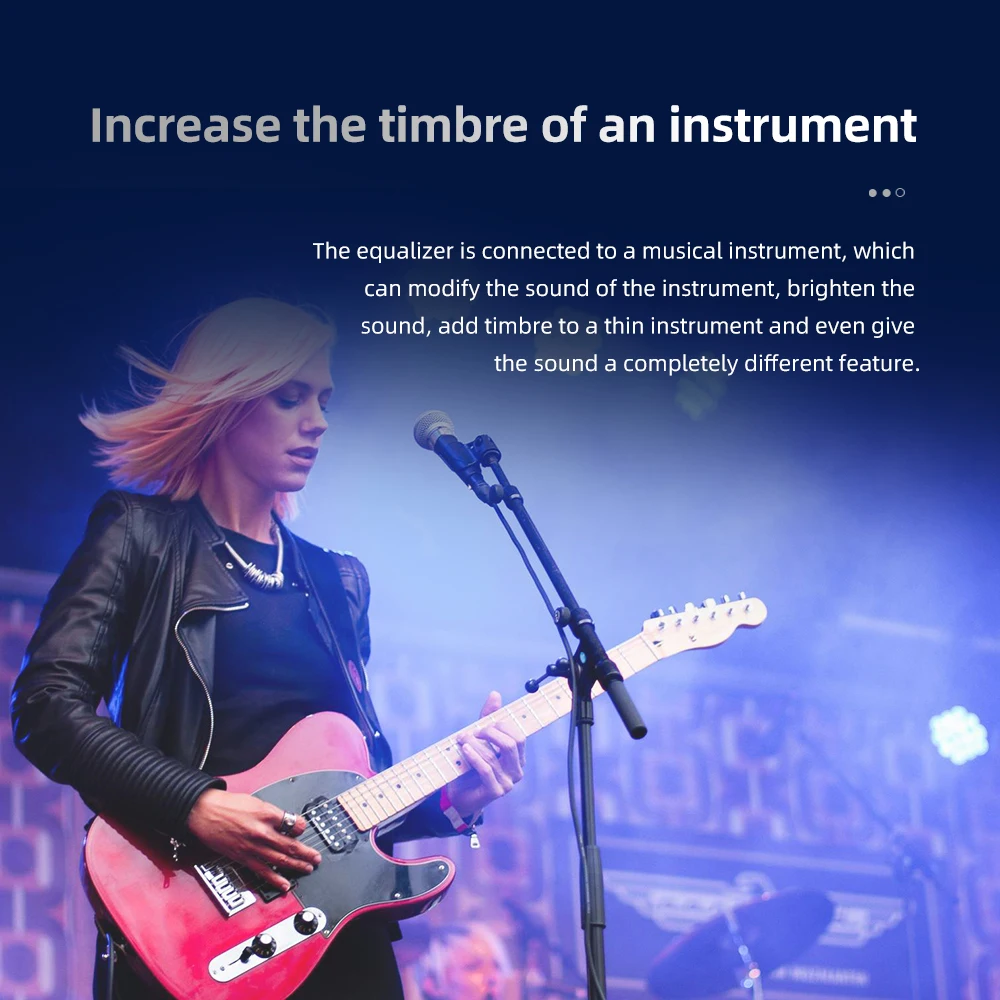 EQ215 professional audio equalizer dual 15-band power equalizer dj karaoke amplifier stage performance sound equipment