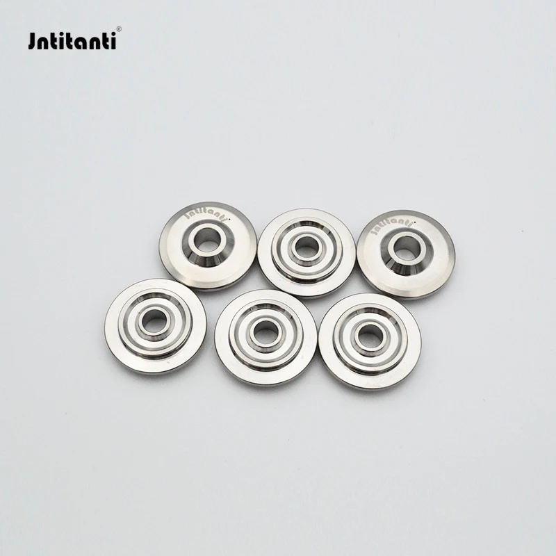 China factory supply lighter weight high performance precision Custom Gr.5 Ti-6AL-4V valve spring retainer for auto engine