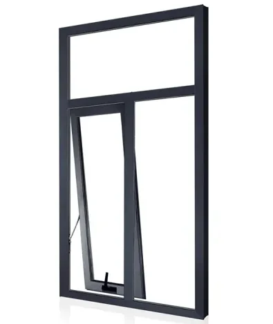 Modern Style thermal break hurricane proof frosted glass low-e glass double glazed Good Quality Soundproofing aluminum windows