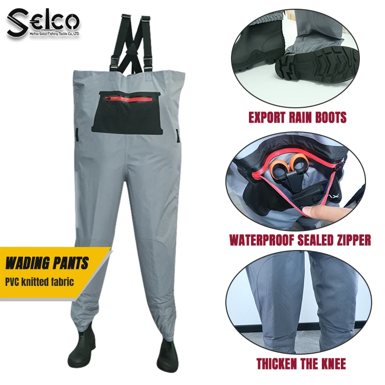 Hitop Plus Size Breathable Neoprene Pvc Chest Waders 4Xl Chest Waders Pants Breathable Hunting Waders Respirable Con Neopreno