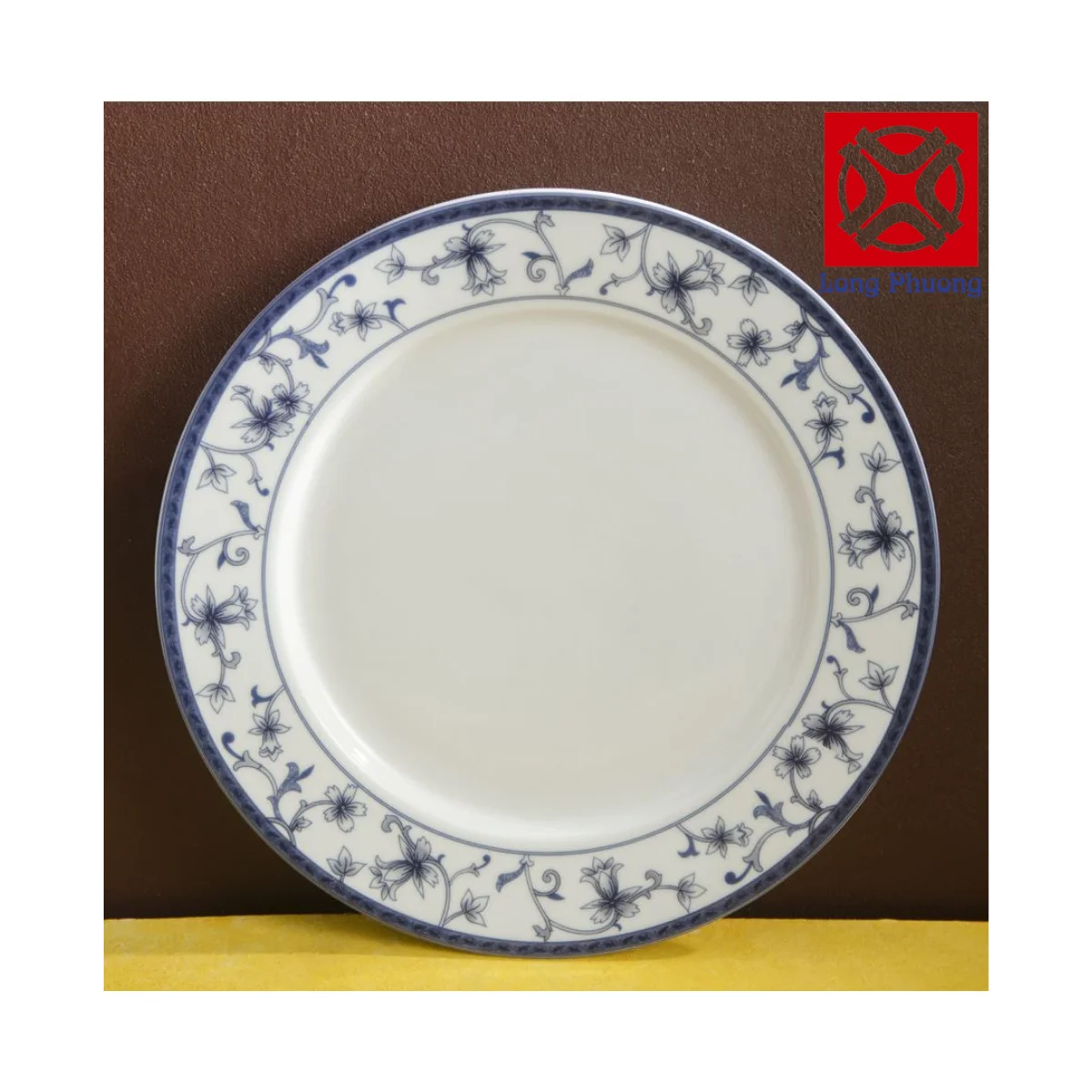 New Design Eco-Friendly Ceramic 6/7/8/9 Inch Dish Plate Cheap Price Factory Long Phuong Group Supplier