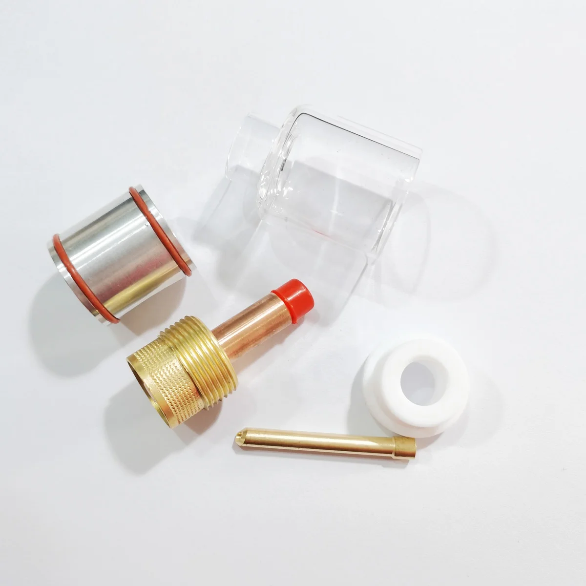 GL1718-PTN Tig Glass Nozzle Collet Body Gas Lens Kits Fit For SR17, 18, 26