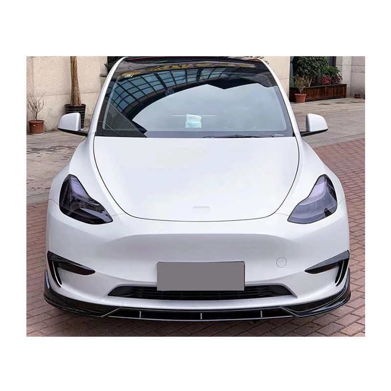 Carbon Fiber Front Bumper Rear Spoiler Bumper Diffuser Side Skirt Front Lip Aero Kit Body kit For Tesla Model Y