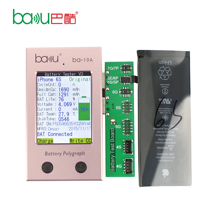
Data Line Detector Battery True and False Test Battery a Key Clear Tester for phone 4 to 8p X & Pad Battery Reset Instrument 