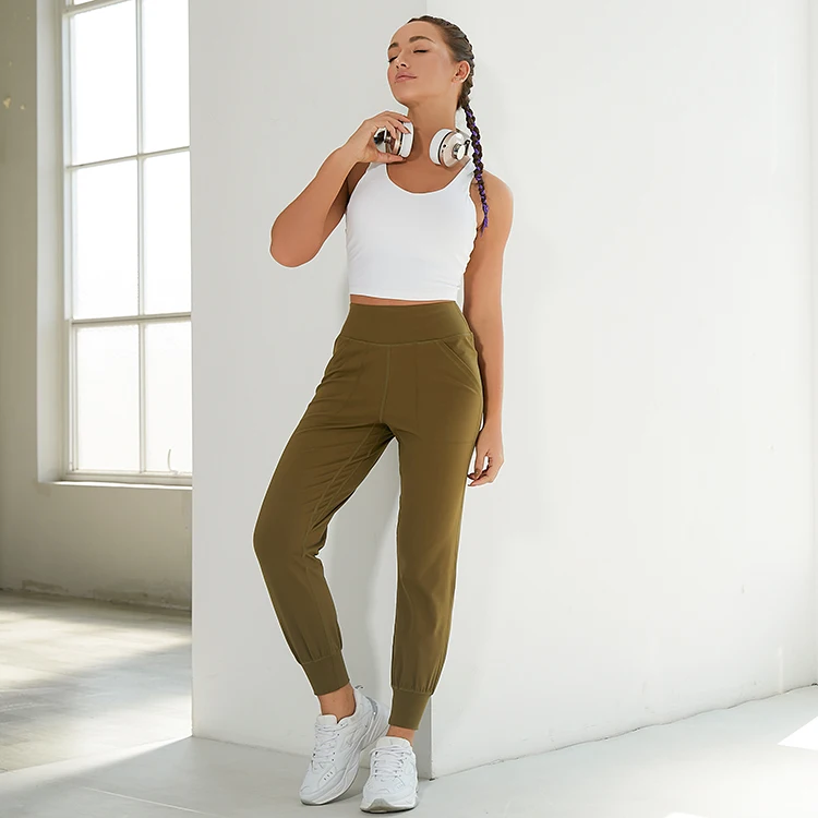 New arrival plus size customized sports leisure wear yoga wear Jogger Set for women