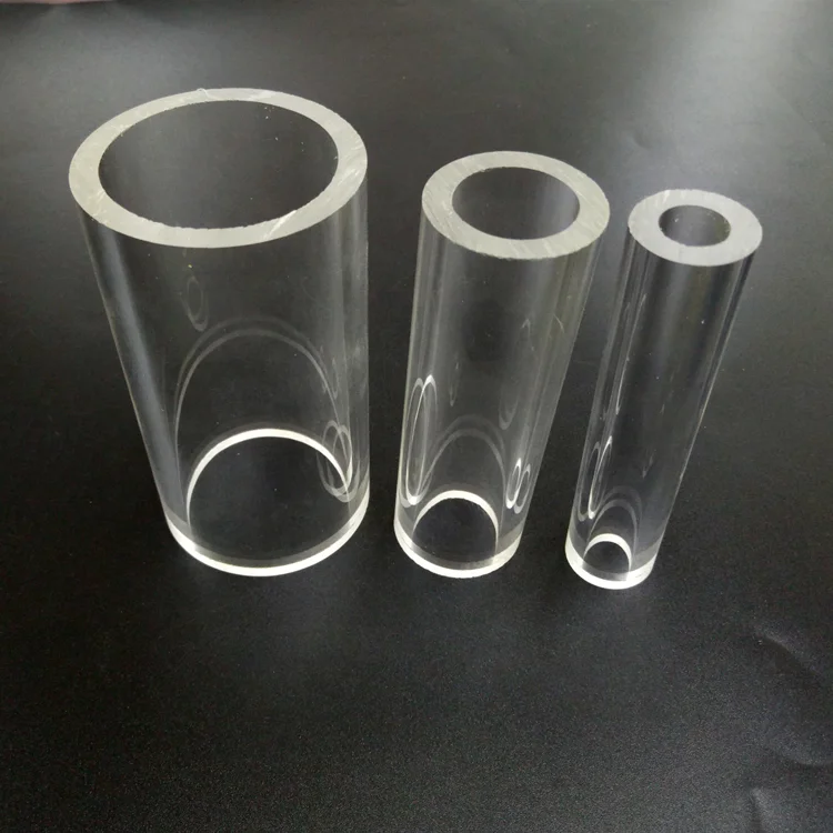 Hot Sale Standard Size 100mm 200mm 300mm 400mm plexiglass Tube Cast Clear Acrylic Tube