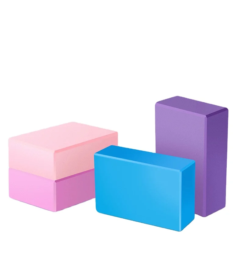 Wholesale high-quality eco new type body building EVA foam yoga block set