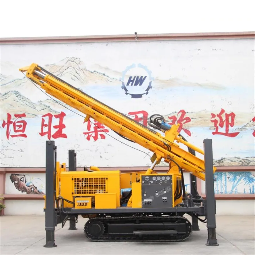 
200m 300m 400m 500m 600m depth Truck crawler portable compressor DTH water well drilling rig 
