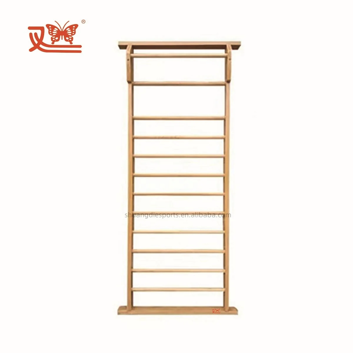Hot sale  wall bar swedish ladder wooden ladder body stretching gymnastic wall bar wooden ribs