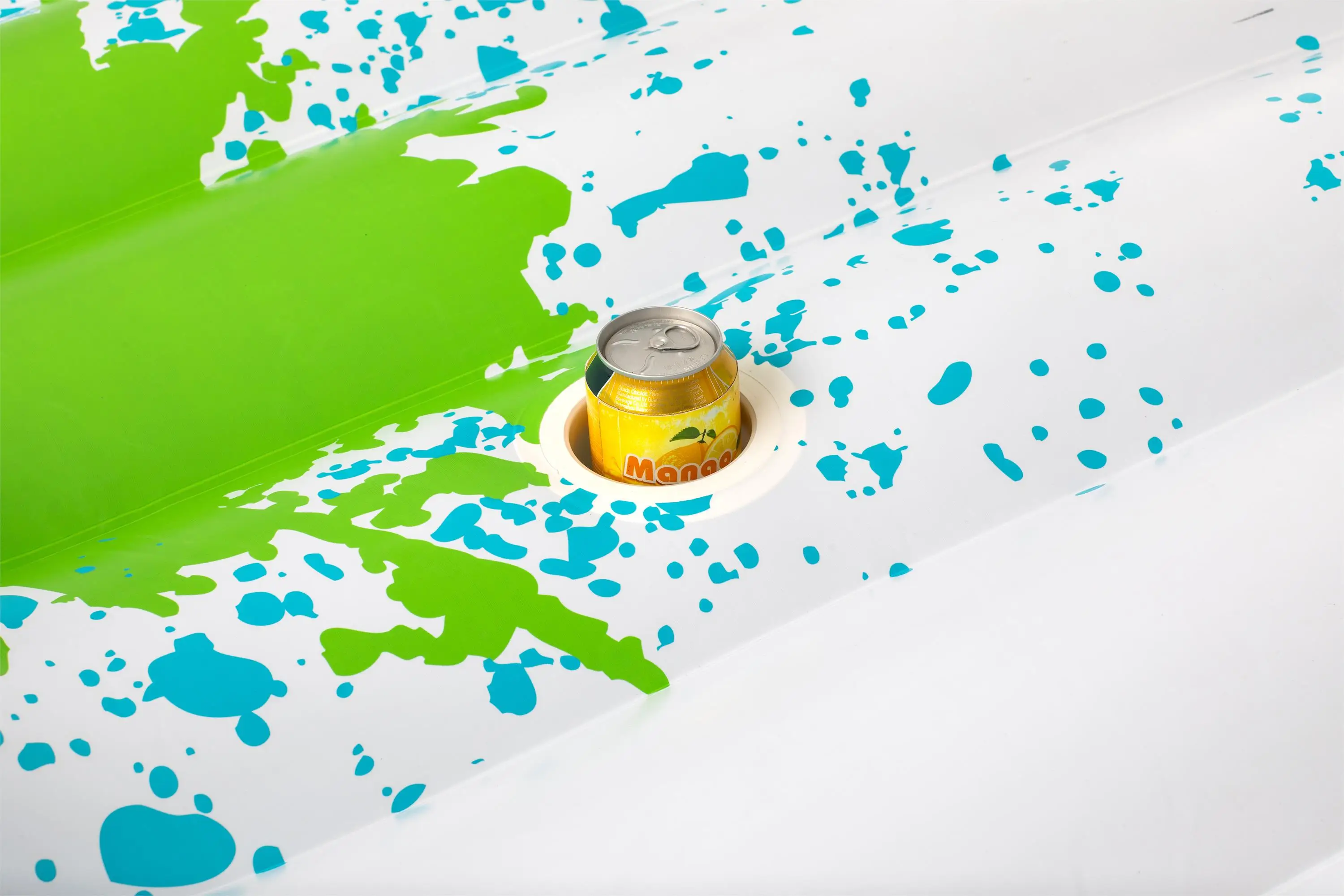 Bestway 43297 охлаждающий надувной остров для 2 человек, надувной плавающий аквапарк 2,21 м X 1,74 м